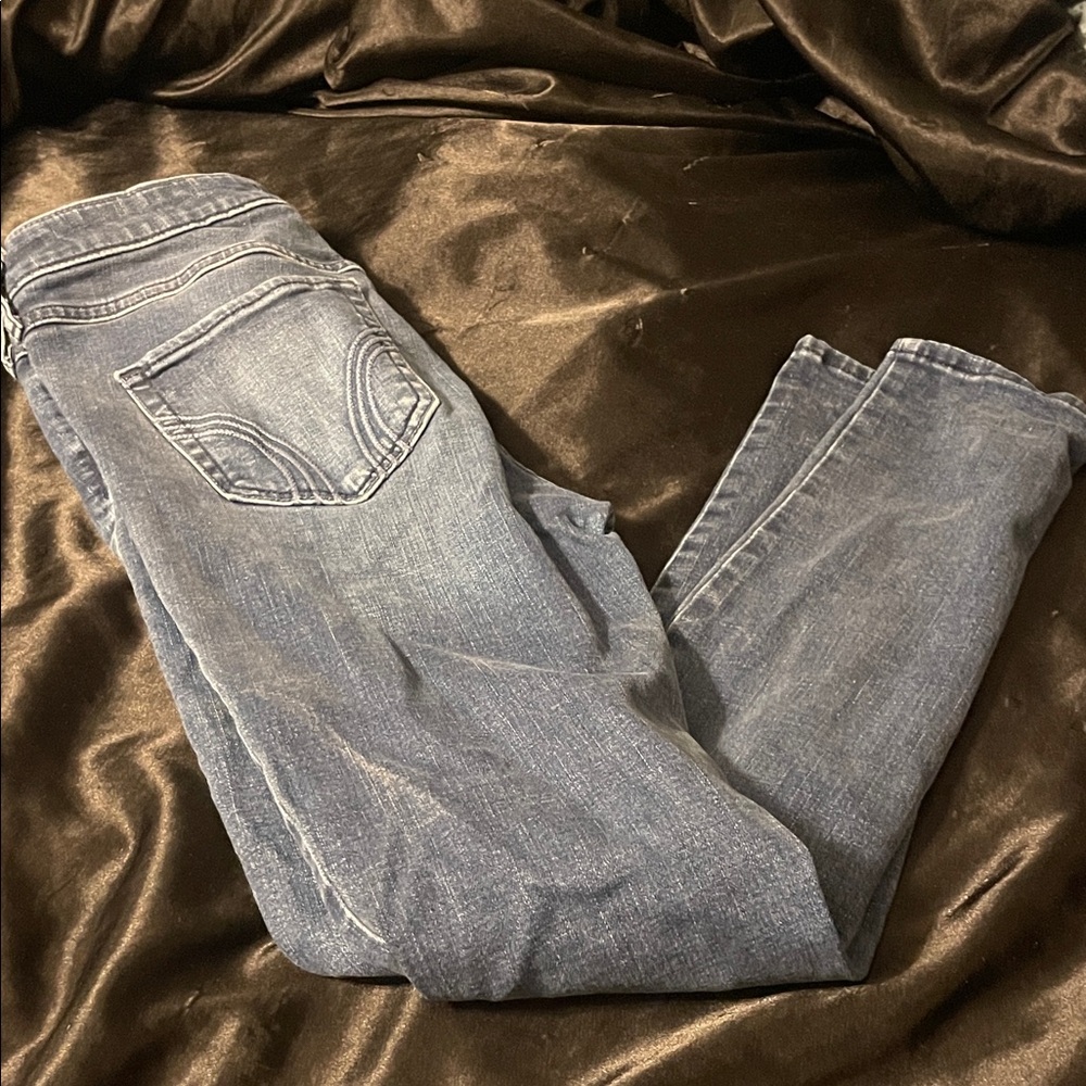 Hollister Light Blue Straight Leg Jeans